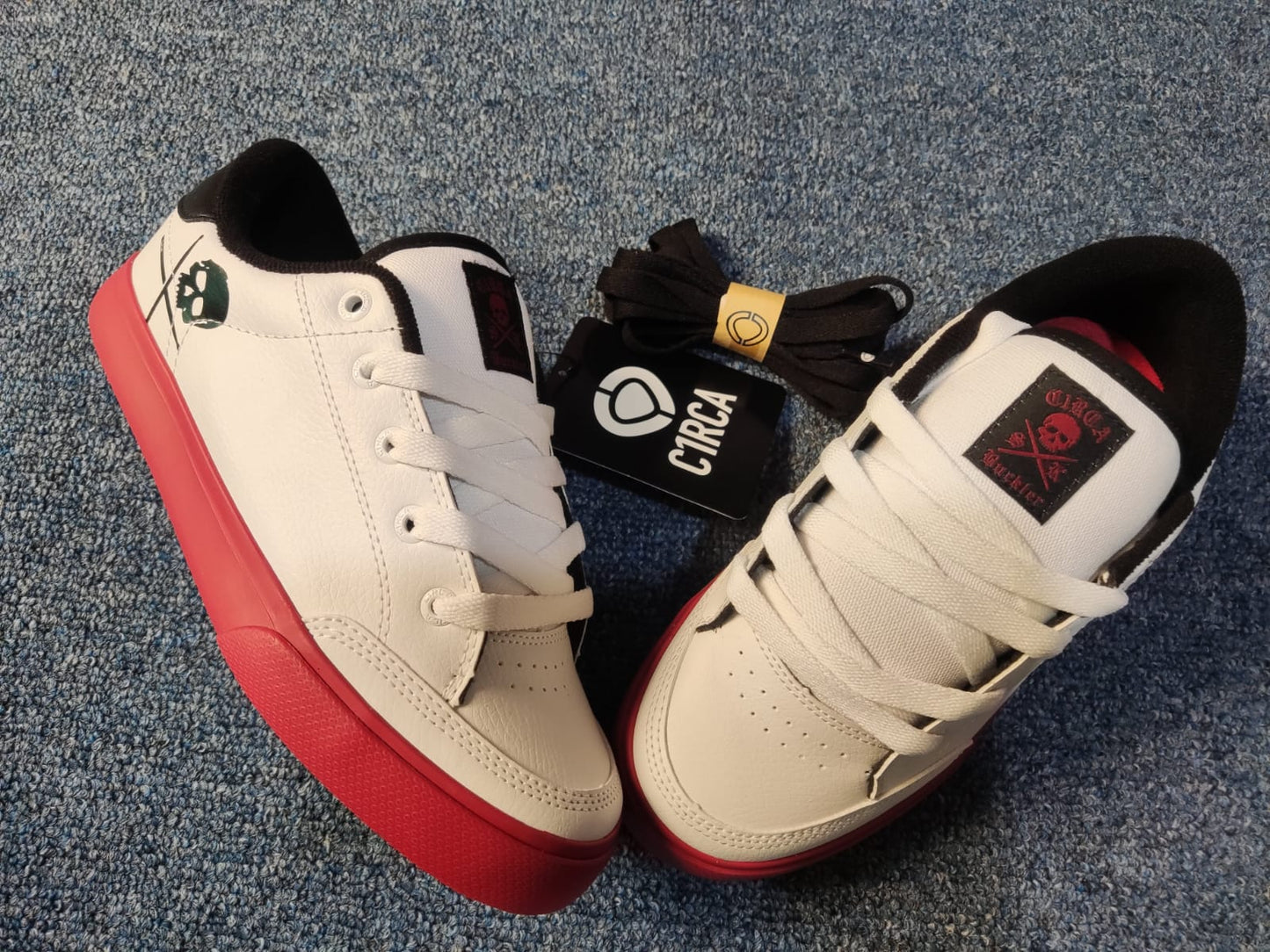 CIRCA TENIS BUCKLER SK WHITE BLACK RED