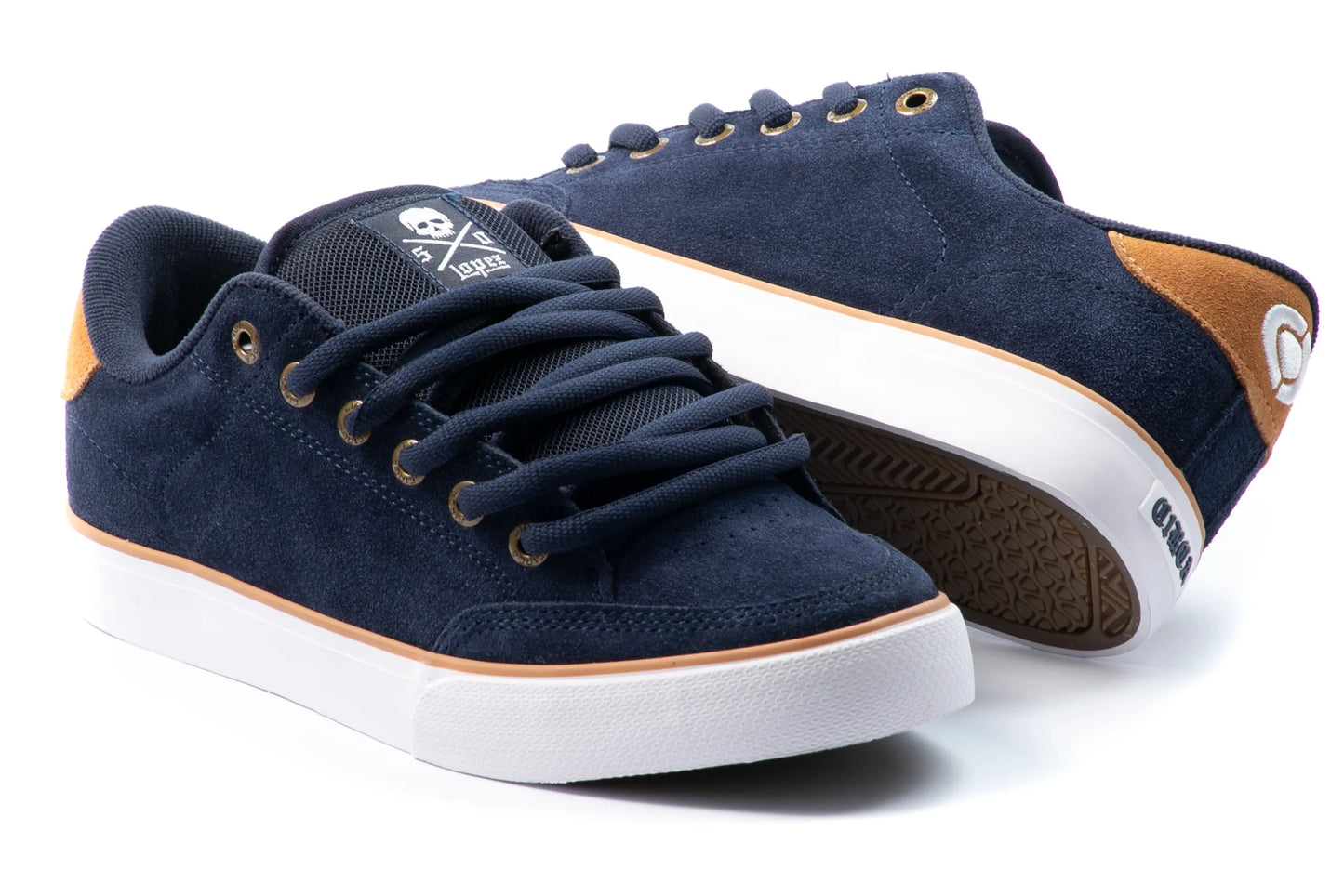 CIRCA AL 50 NAVY CHIPMUNK WHITE SUEDE