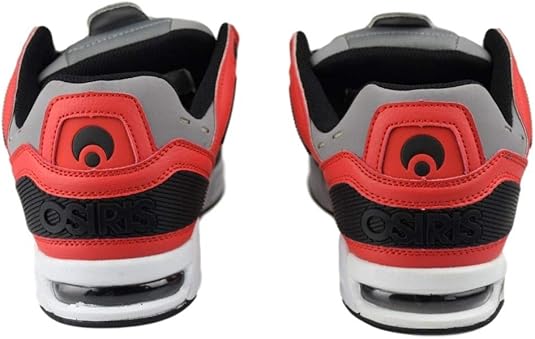 OSIRIS PERIL RED GREY BLACK