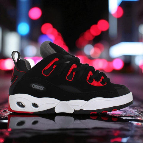 OSIRIS SHOES D3 E BLACK RED