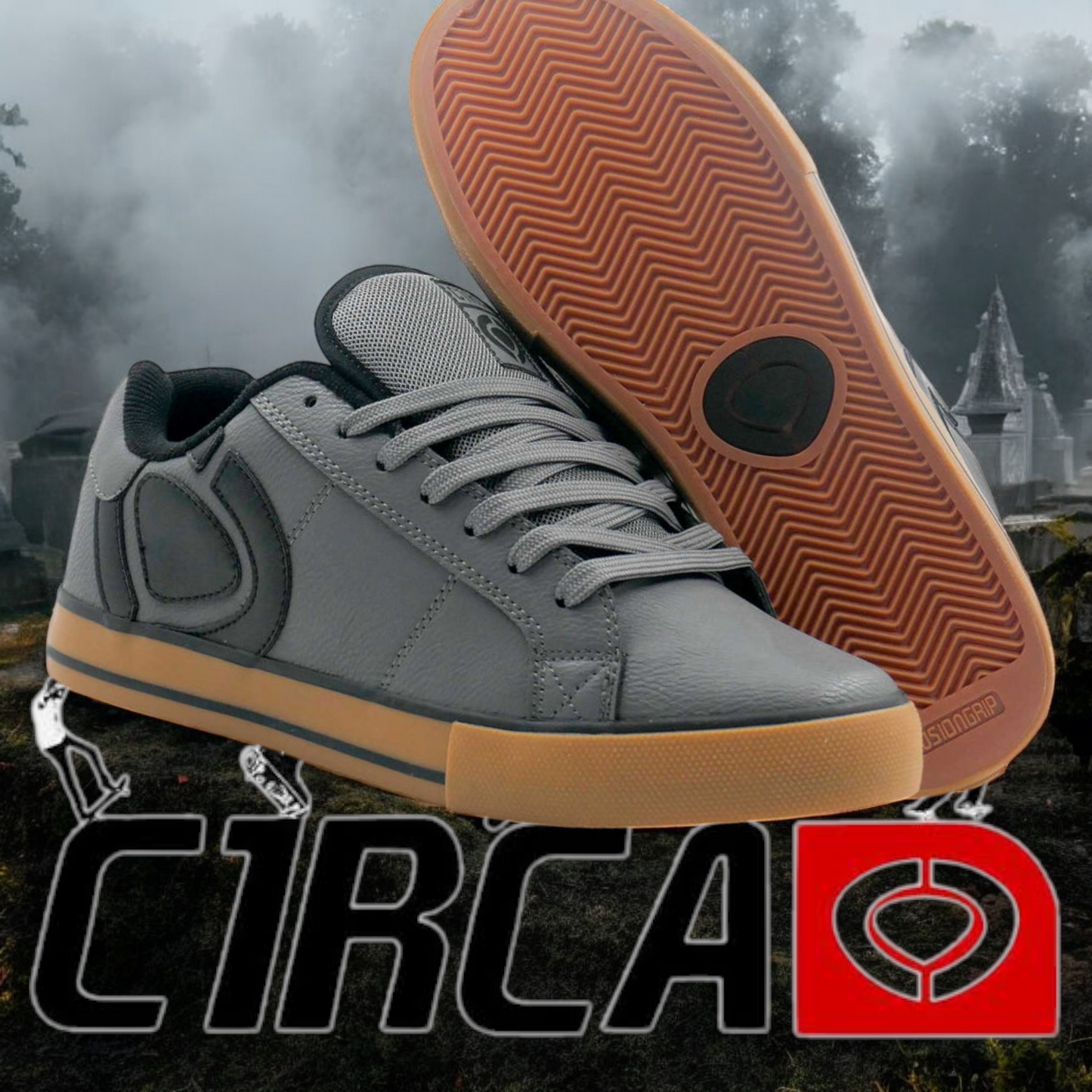 CIRCA 211 VULC GREY BLACK GUM