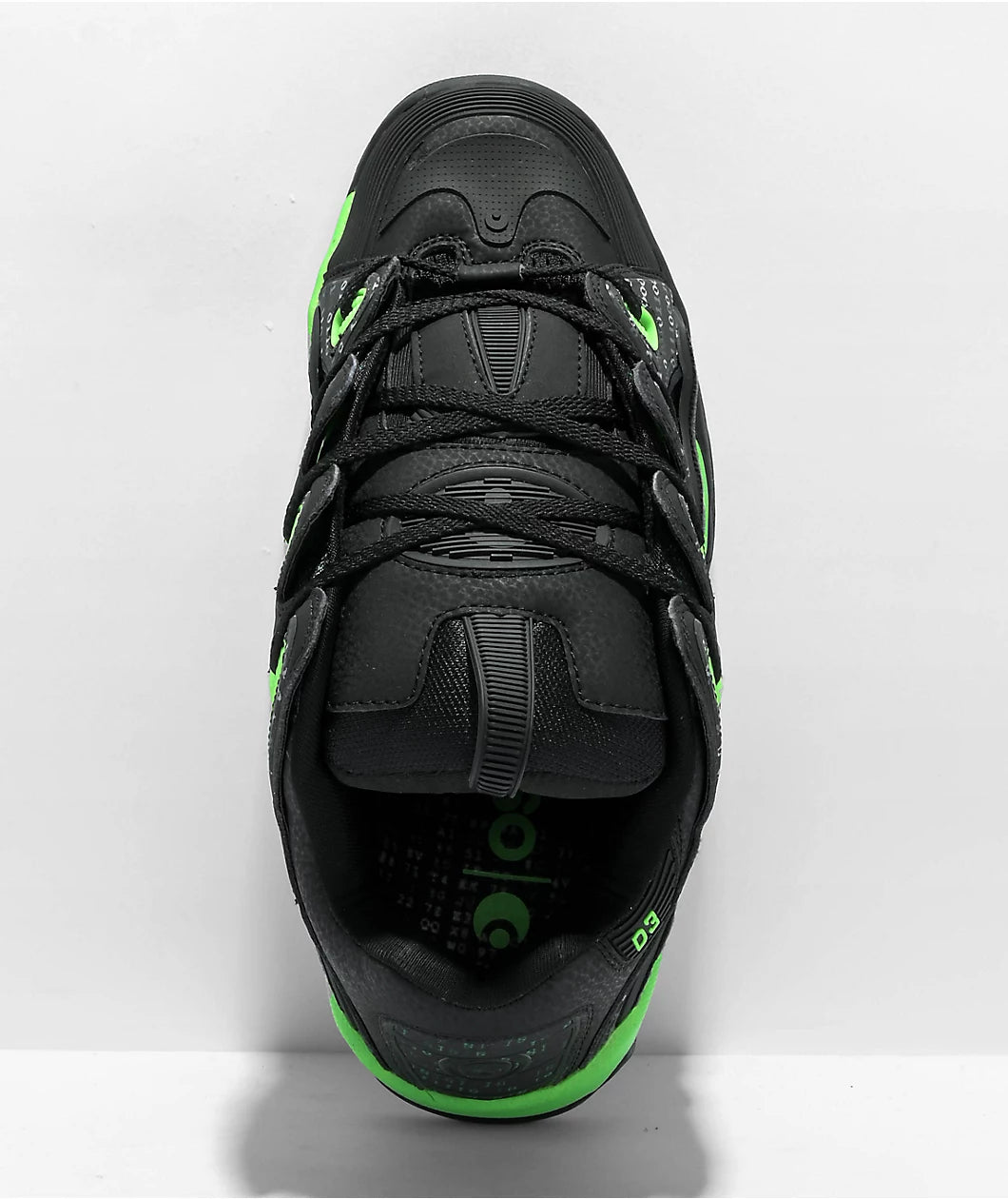 OSIRIS D3 2OO1 BLACK GREEN BIN